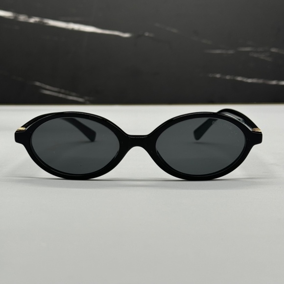 NEW MU 04ZS 1AB5S0 MIU MIU SUNGLASSES MU04ZS 1AB5S0 BLACK SMU 04ZS WOMEN - Picture 5 of 13